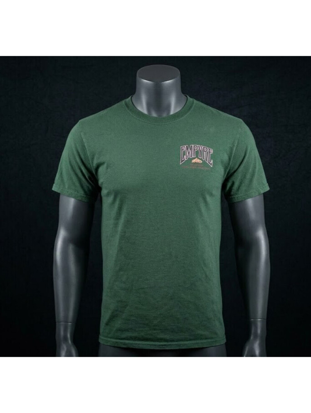 Empyre Skate T Shirt Mens Medium Green short Sleeve Shirt. Pit-Pit 20"